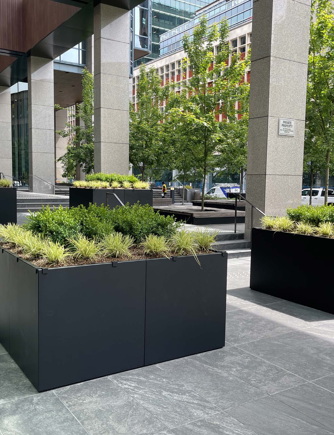 custom modular planters