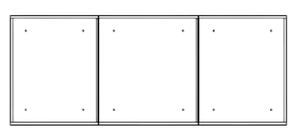 plan view modular planter